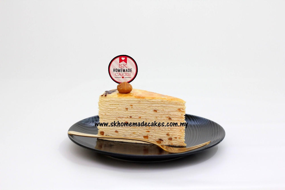 Macadamia Mille Crepe 1pc SLICE CAKE (Available Daily) - SK Homemade Cakes-1pc--