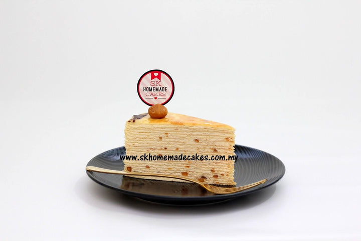 Macadamia Mille Crepe - 20cm Whole Cake (Available Daily) - SK Homemade Cakes-Medium 20cm--