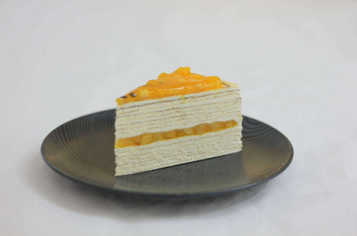 Mango Passionfruit Mille Crepe - Whole Cake (Available Daily) - SK Homemade Cakes-Small 15cm--