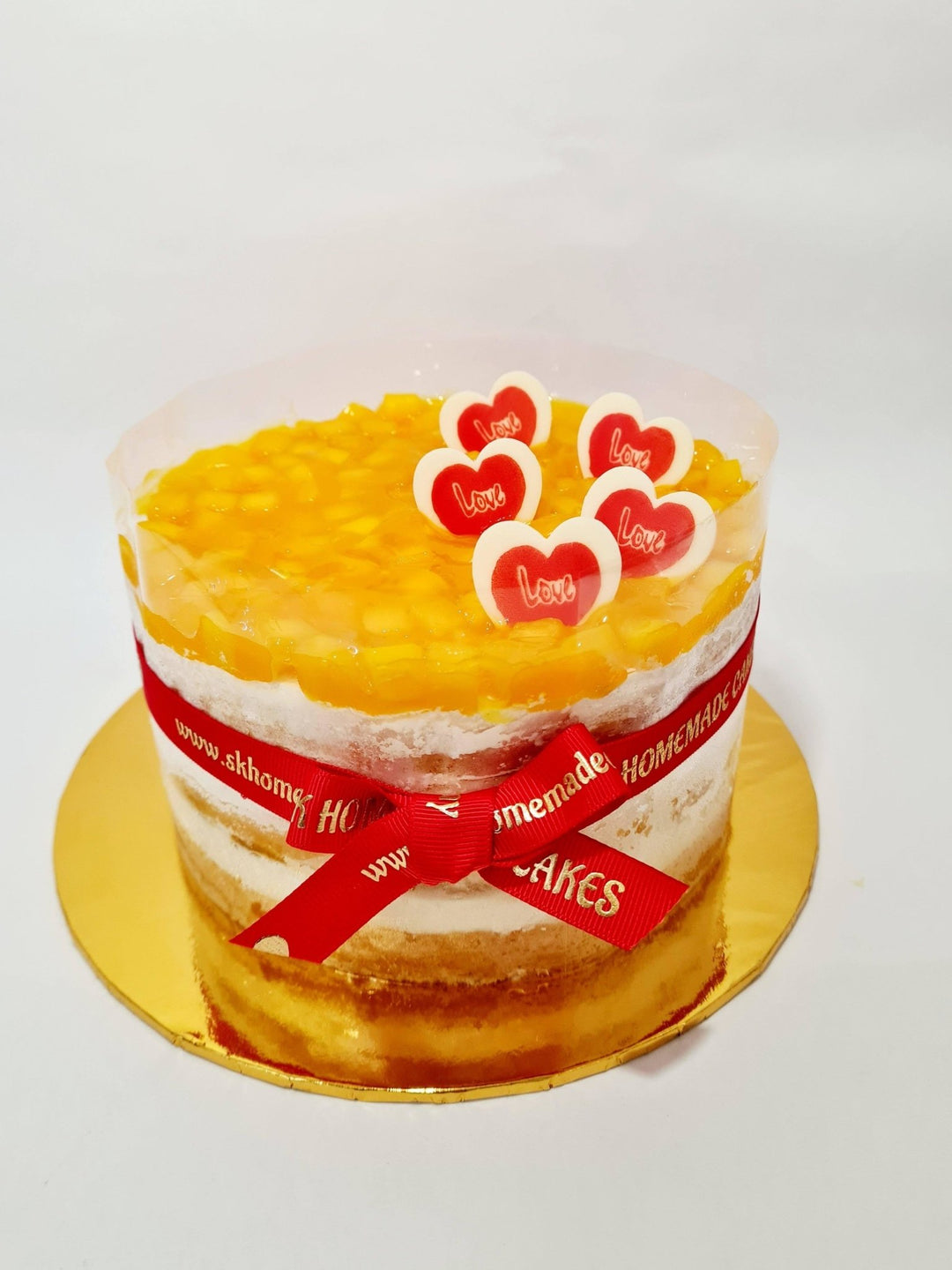 Mangolicious Cake - Whole Cake (5-days Pre-order) - SK Homemade Cakes-Small 15cm--