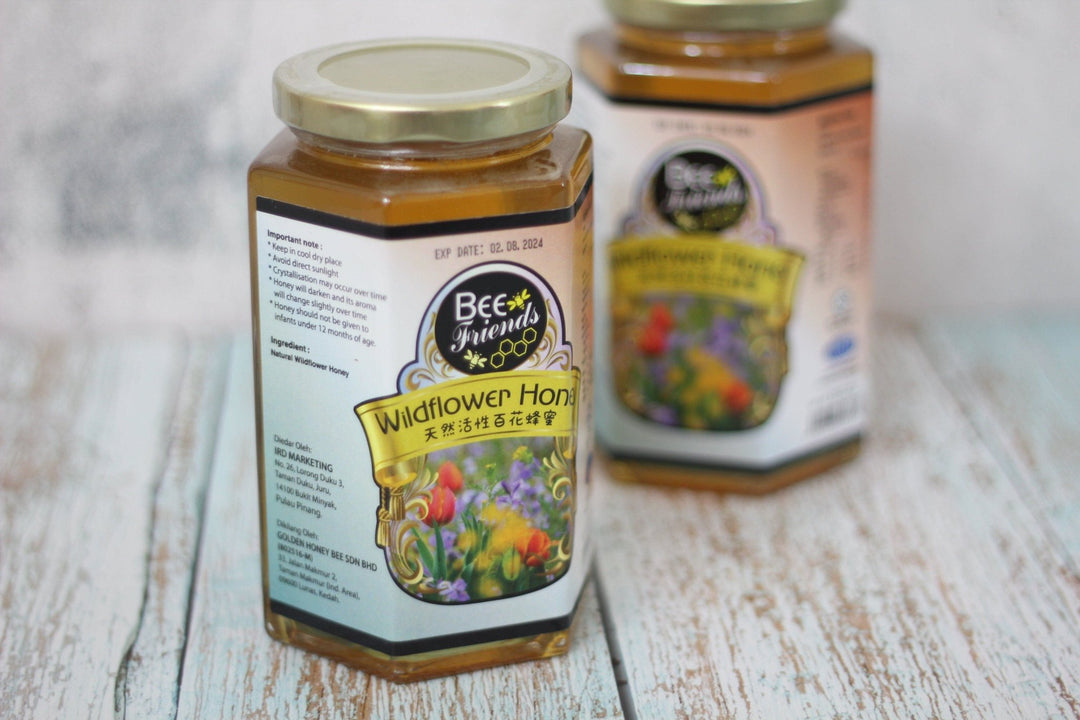 Natural & Active Wildflower Raw Honey 800gm (Available Daily) - SK Homemade Cakes---