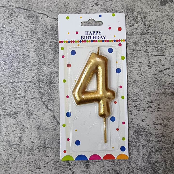Numbering Candle(Gold) - Big - SK Homemade Cakes-4--