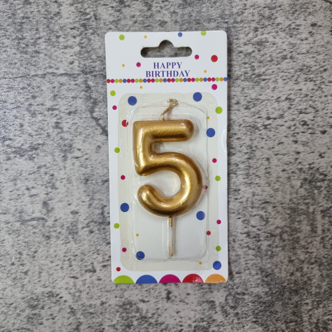 Numbering Candle(Gold) - Big - SK Homemade Cakes-5--