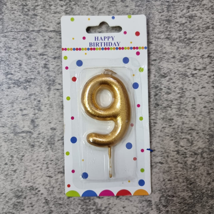 Numbering Candle(Gold) - Big - SK Homemade Cakes-9--