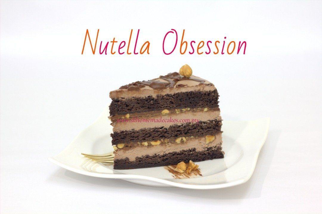 Nutella Obsession Cake - Whole Cake (5-days Pre-order) - SK Homemade Cakes-Small 15cm--