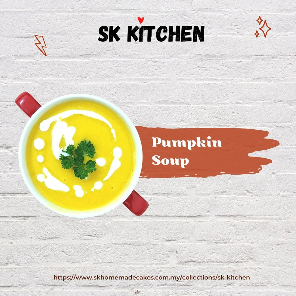 Pumpkin Soup 250g - Available Daily - SK Homemade Cakes-Ready to Eat--