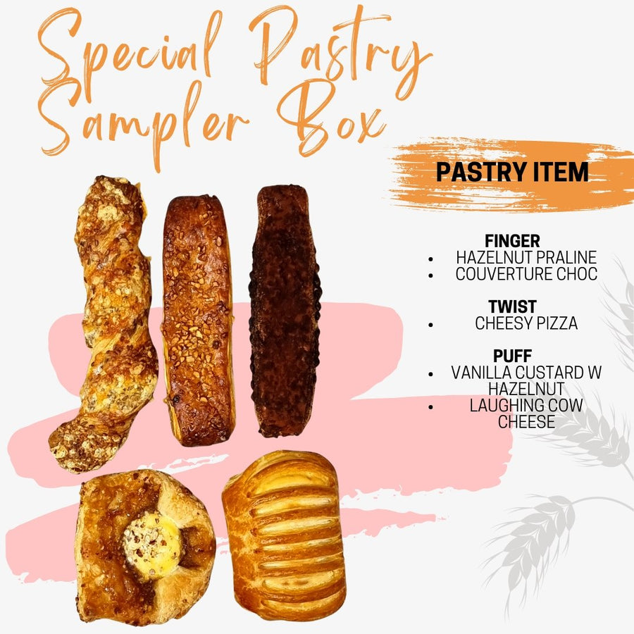 Special Pastry Sampler Box (Available Daily) - SK Homemade Cakes---