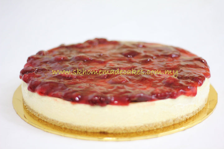 Strawberry Cheesecake - Whole Cake (5-days Pre-order) - SK Homemade Cakes-Small 15cm--